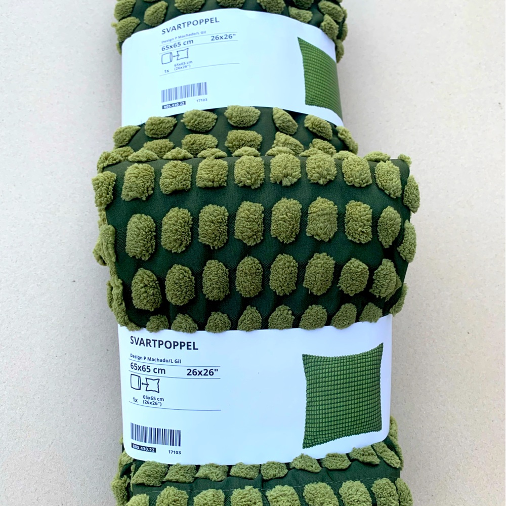 IKEA Svartpoppel Pillow Covers New